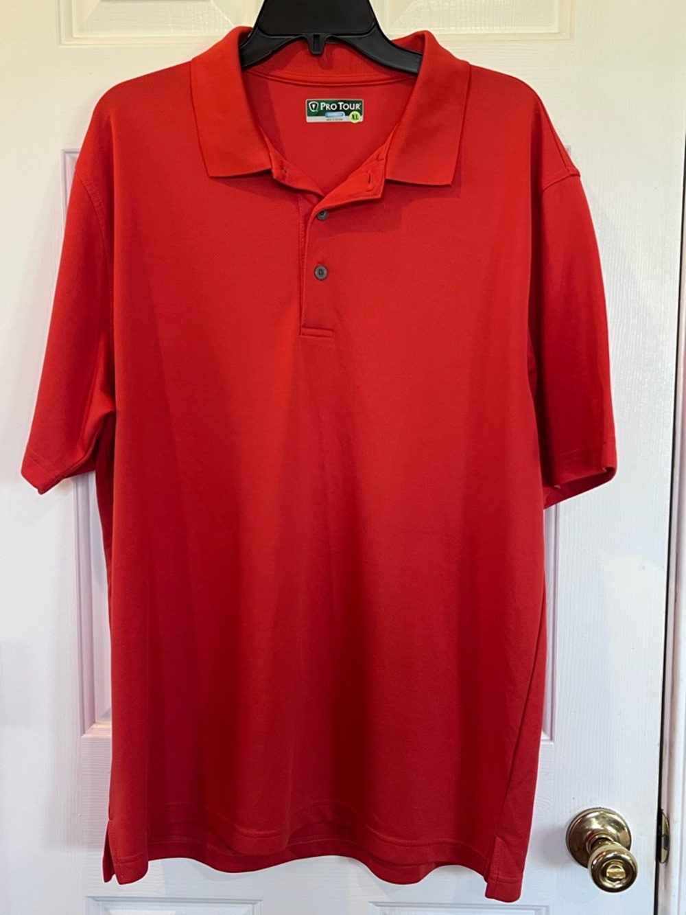 Men's orange polo shirt Pro Tour brand